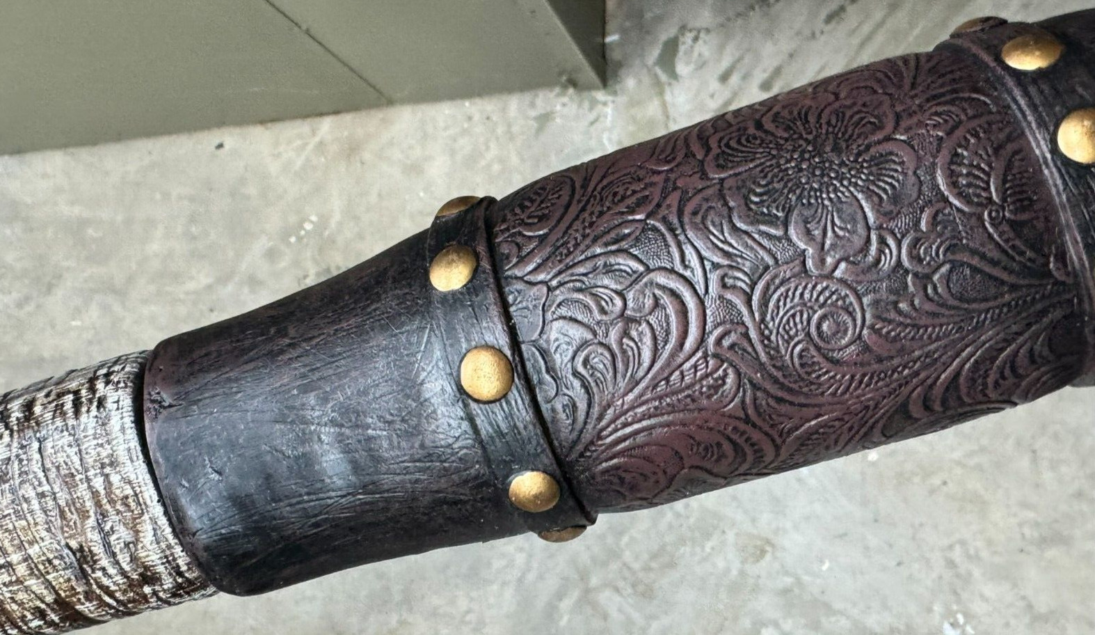 41" STEER BULL HORNS WESTERN LONGHORN WALL HANGING COW 3 1/2 Foot FAUX longhorns