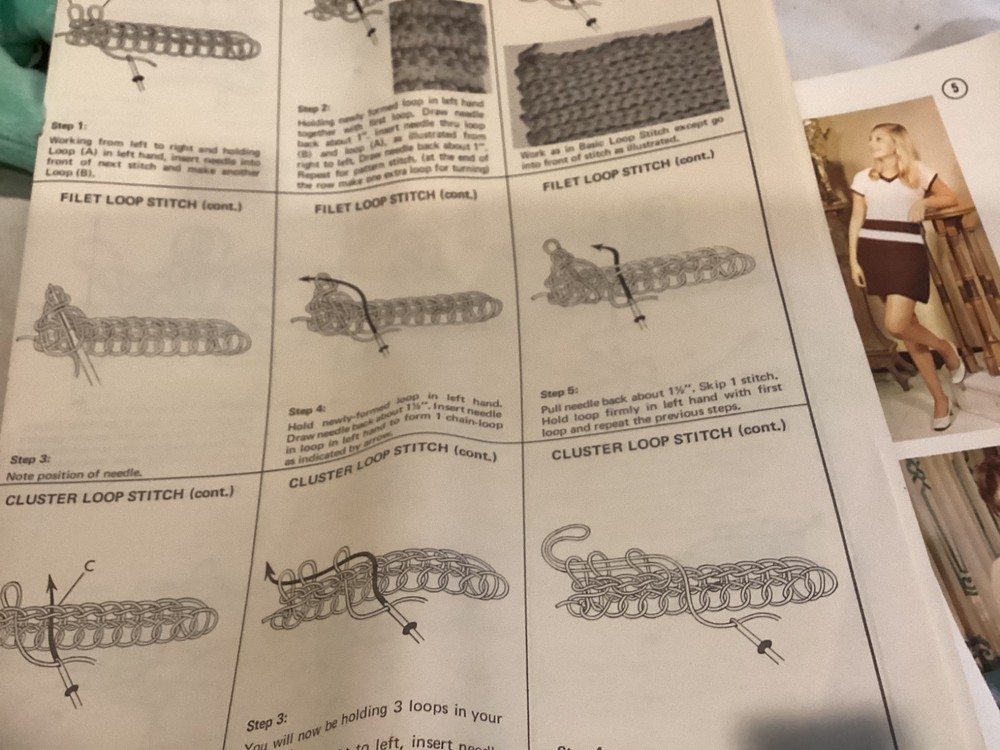 Grant One-Needle Looper w/instructions and patterns