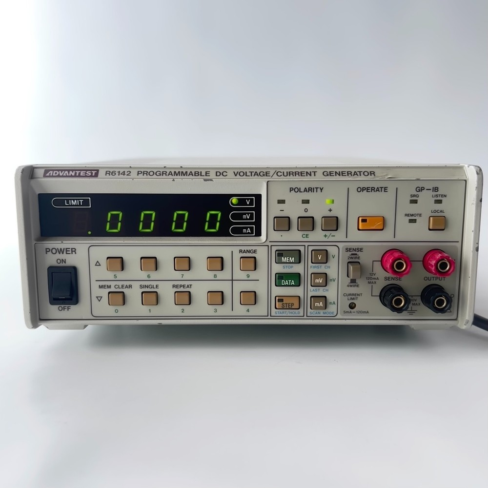 ADVANTEST R6142 Programmable DC Voltage Current Generator USED
