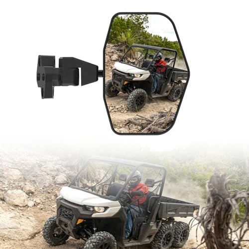 Side Mirror for for Can Am Defender, Adjustable Rear View 1PC Side Mirror