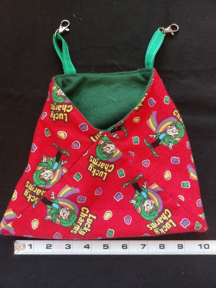 Ferret Corner Sack - Flannel Lucky Charms Pattern