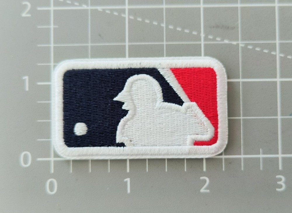 MLB Baseball Logo Patch Embroidered Iron On Small Patch 2.25x1.25"