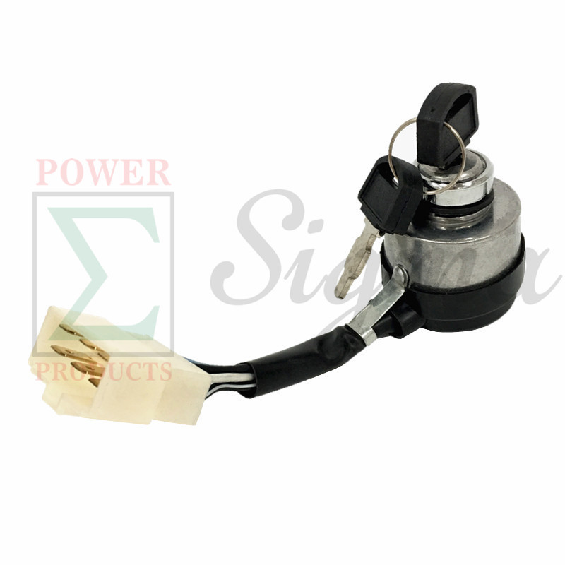 Ignition Key Switch Fits Multi-Power MP5500DF MP6000E MP7000E MP7500E Generator