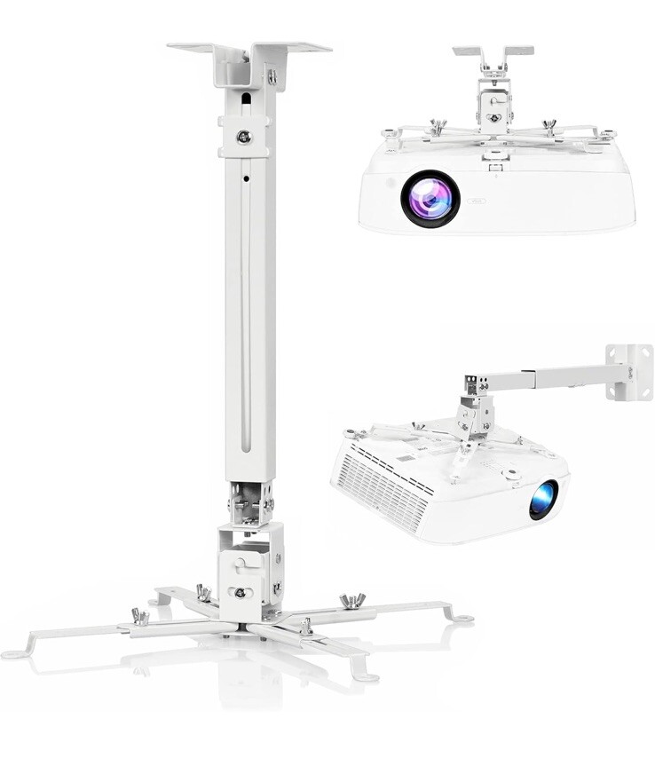 DAWASAPAT Adjustable Universal Projector Ceiling and Wall Mount Bracket