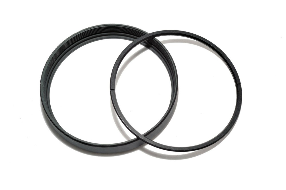 Empty Deep 62mm Metal Filter Ring and Retainer 62mm 7.5mm Deep