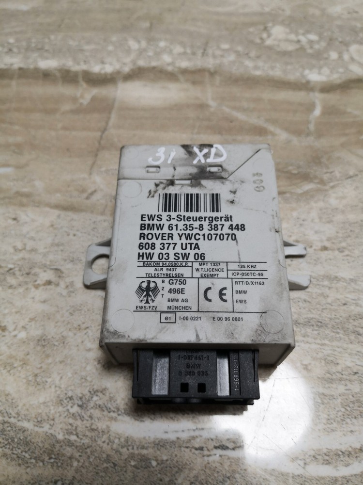 Bmw E46 1999/Immobilizer control unit module/61358387448/608377