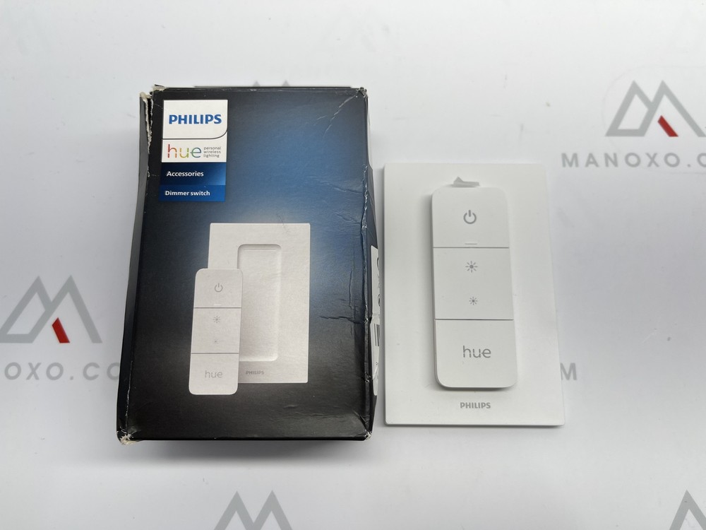 Philips Hue Smart Wireless Dimmer Switch V2 (Installation-Free, Exclus