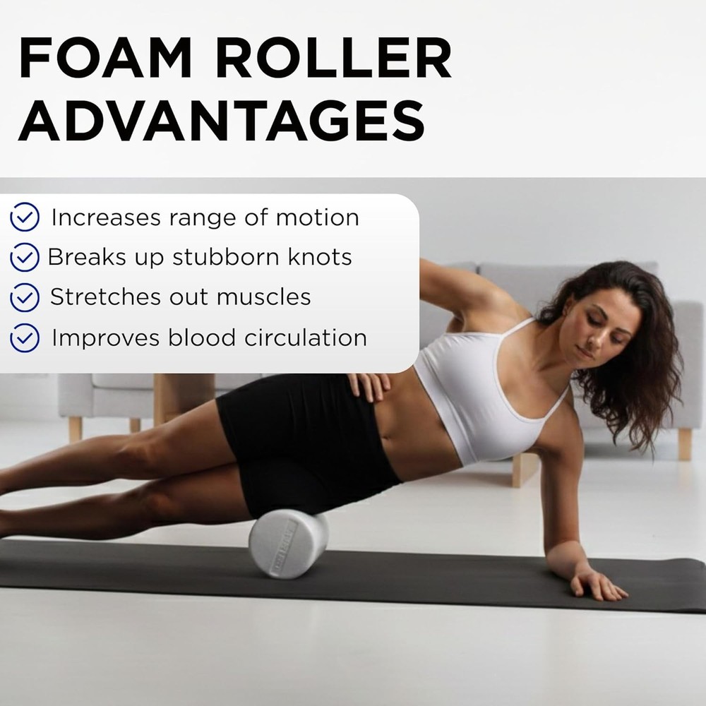 Pro Fo Roller, Round; White Ba Roller, pact 6 Inch