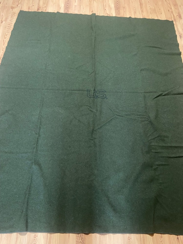 US Army Military Wool Blanket Nice Clean