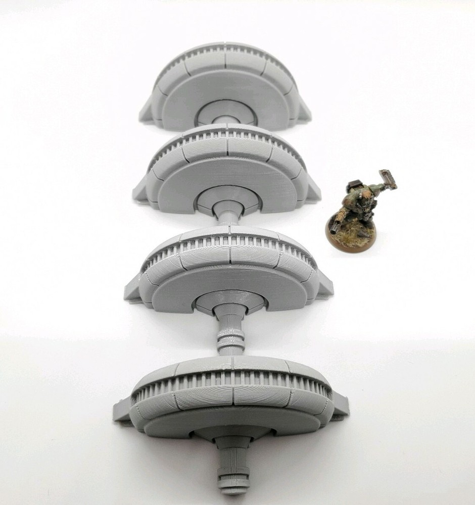 3d Printed Battlefield Terrain 28mm Hoth Shield Generator for Tabletop Gaming