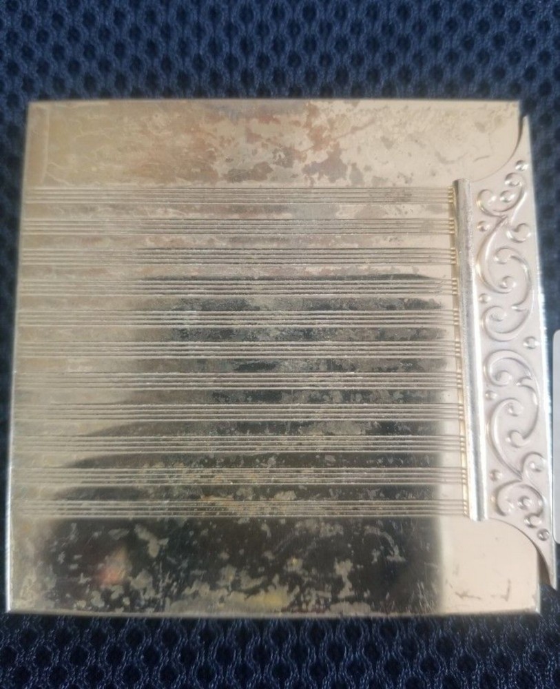 Vintage Powder Cosmetic Case