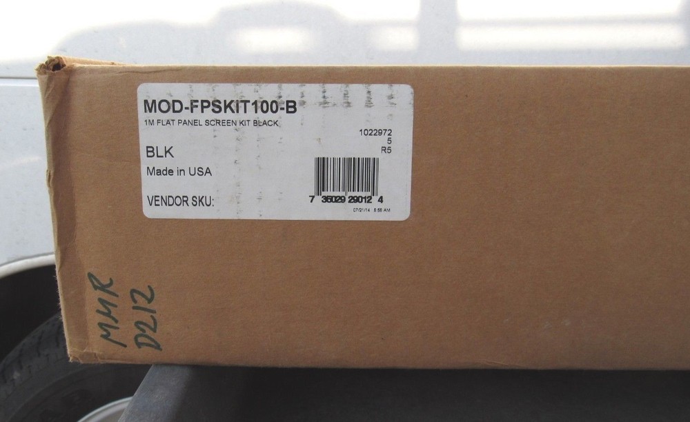 Peerless AV FPSKIT100-B Black 1 Meter Modular Series Ceiling Kit [CTNO]