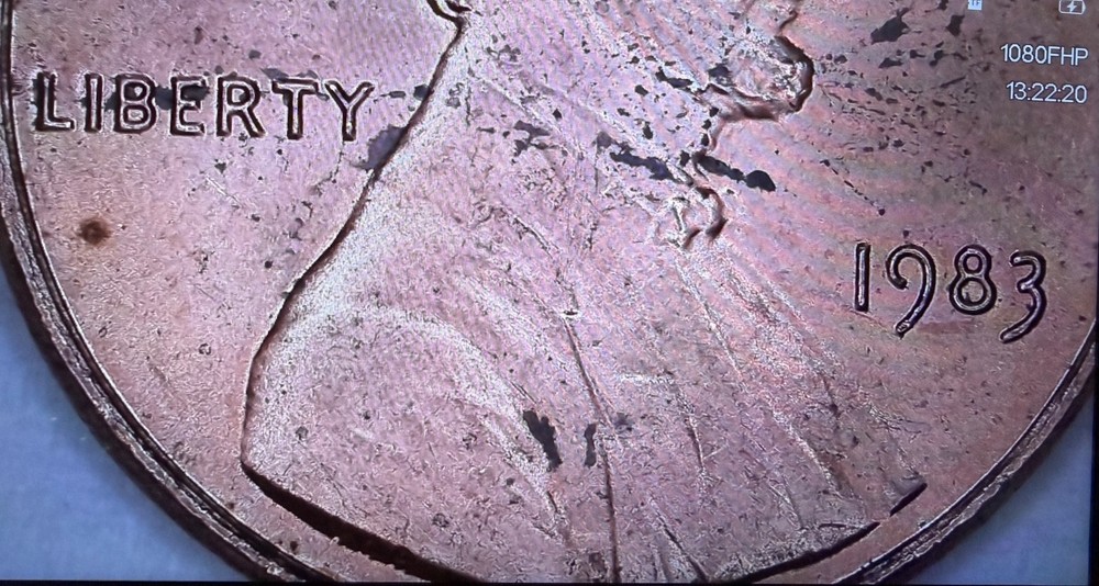 1983 lincoln penny no mint mark!