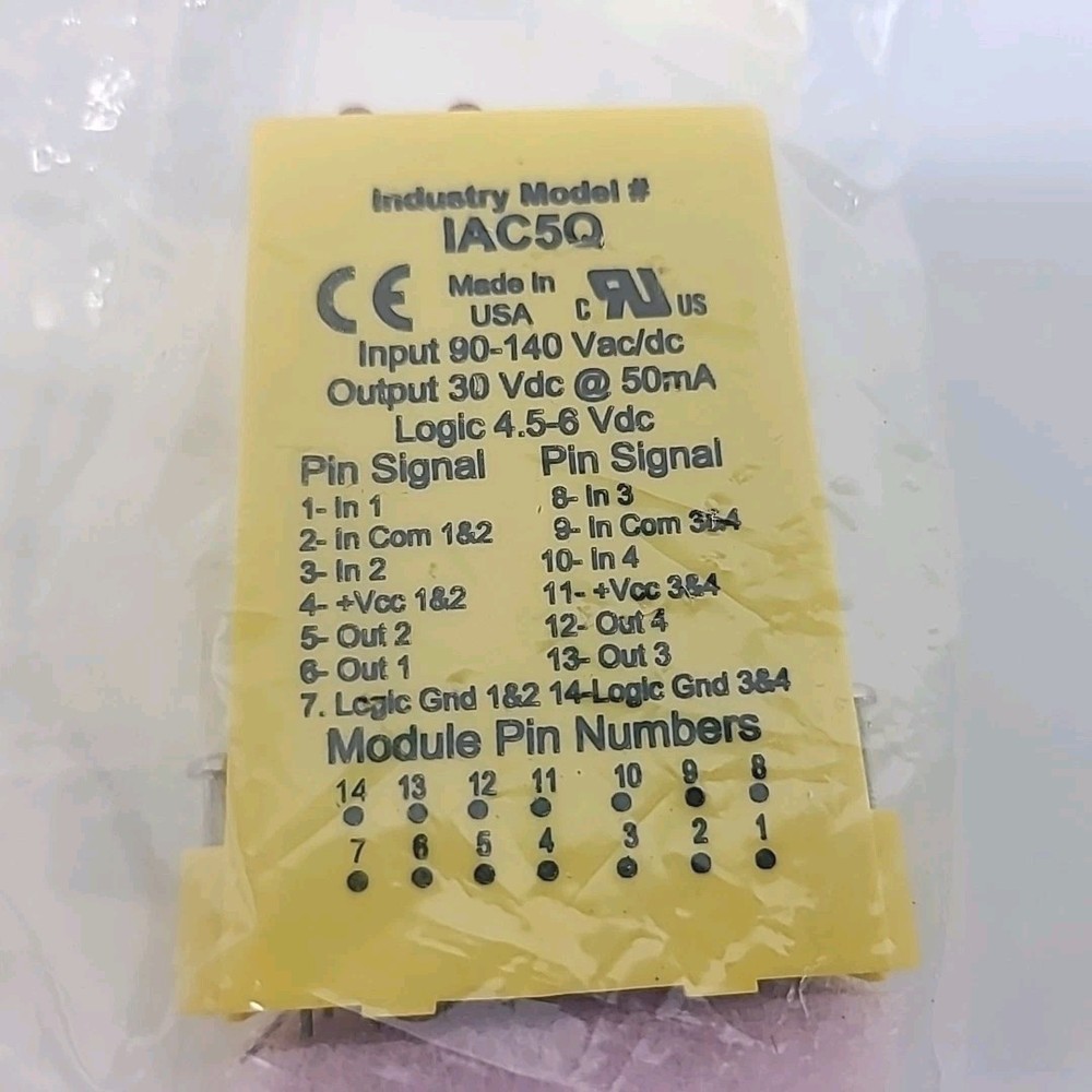 Western Reserve Controls 1781-IA5Q Relay Module IAC5Q Input Module