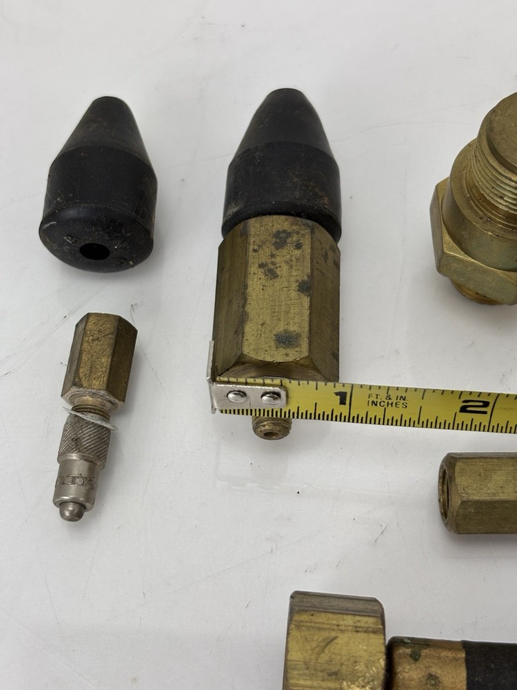 Vintage Weidenhoff Compression Test Gauge Set w Case Auto Tool 200 PSI-Untested