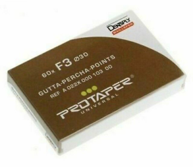 Dentsply Protaper Universal F1 Gutta Percha Points Box of 60 Dental Endo