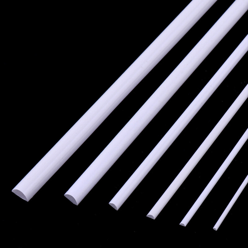 ABS Styrene Plastic Tube Strip Round/Square/Angle Rod Sheet Building Model DIY