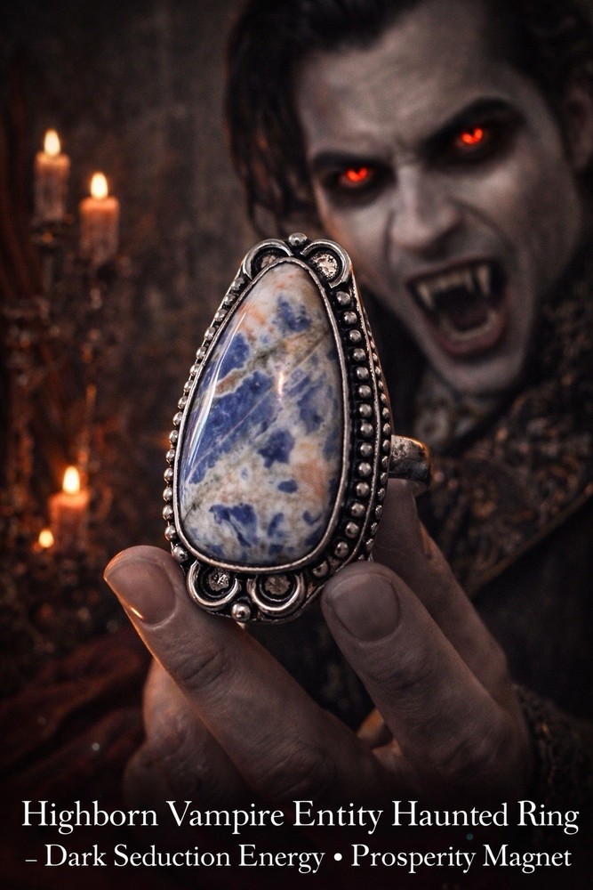 Highborn Vampire Entity Haunted – Dark Seduction Energy • Prosperity Ring🧲