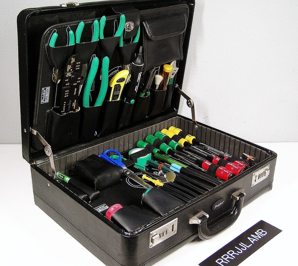 Huge Professional Electronics Multi-Tool Pros Set w/ Soldering Iron by PRO'S KIT