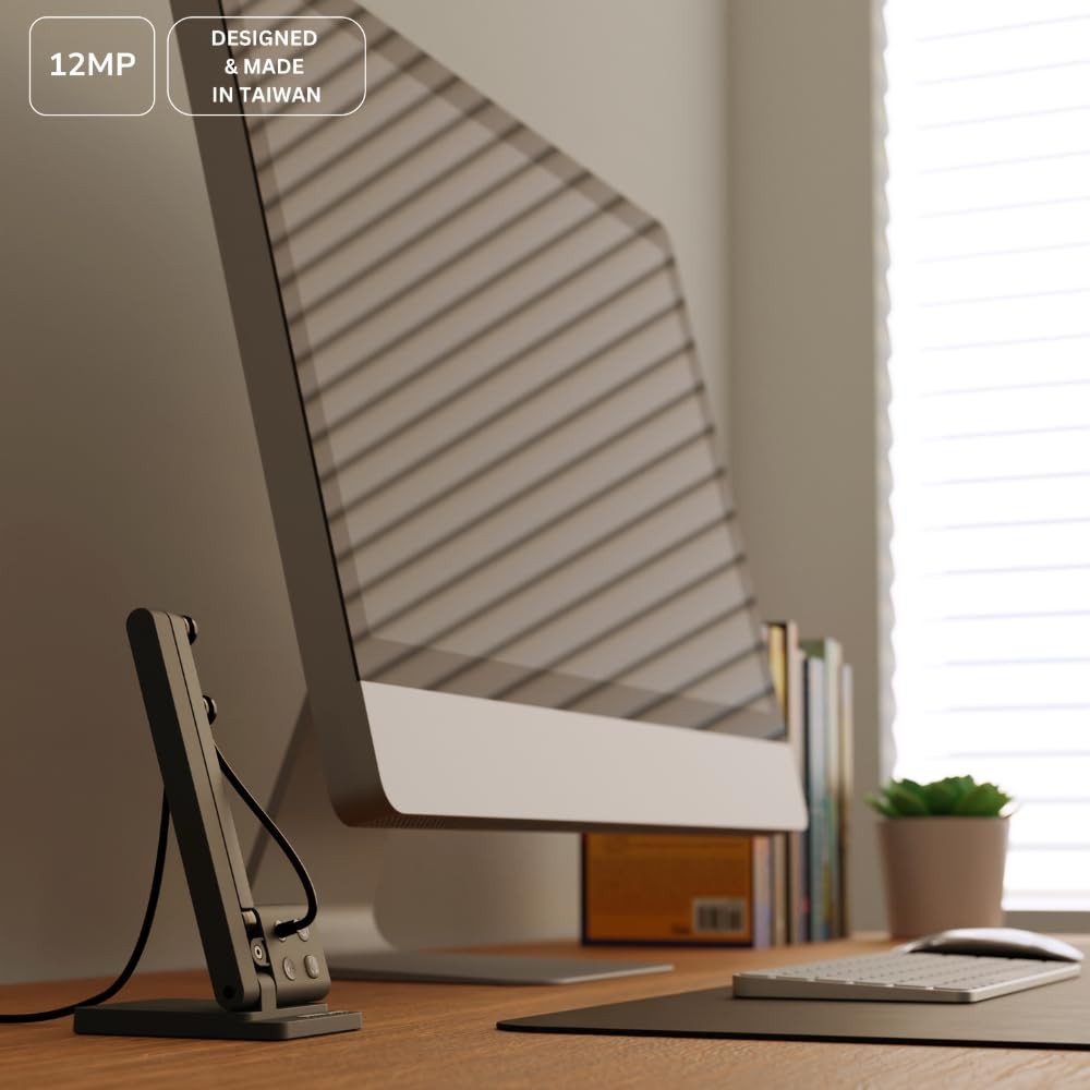 OKIOCAM S2 Pro 13-MP USB Document Camera, Built-in Light & Mic, OKIOPoint Smart