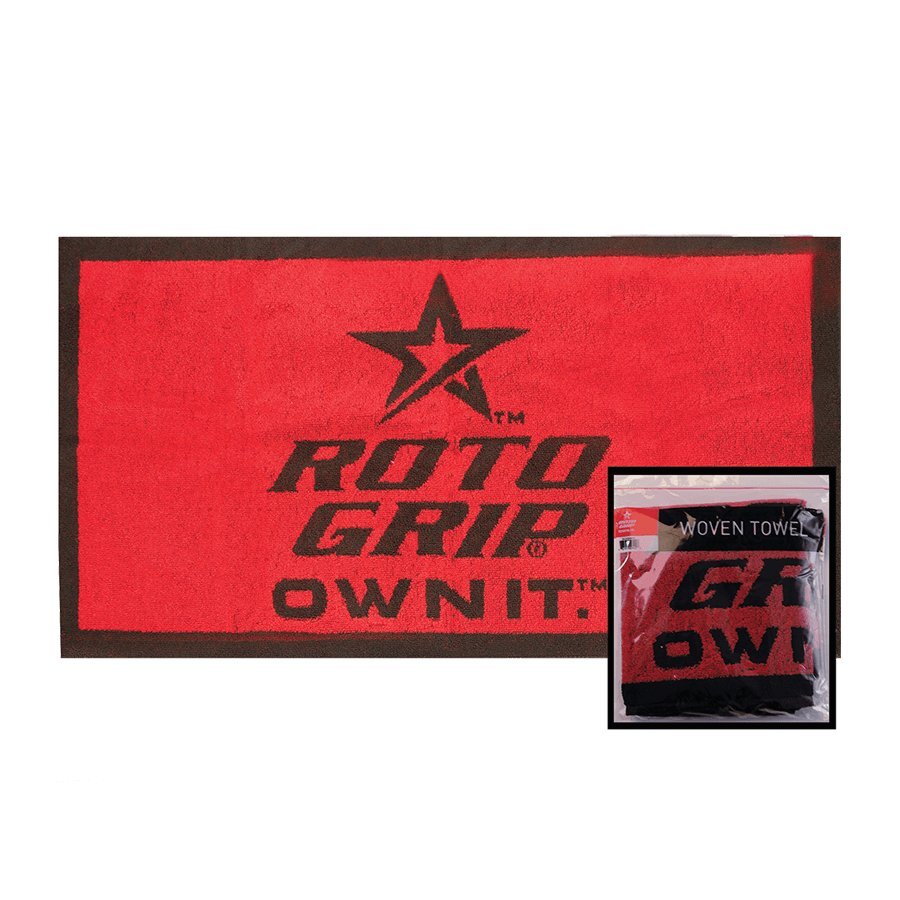 Roto Grip Woven Bowling Towel Red/Black