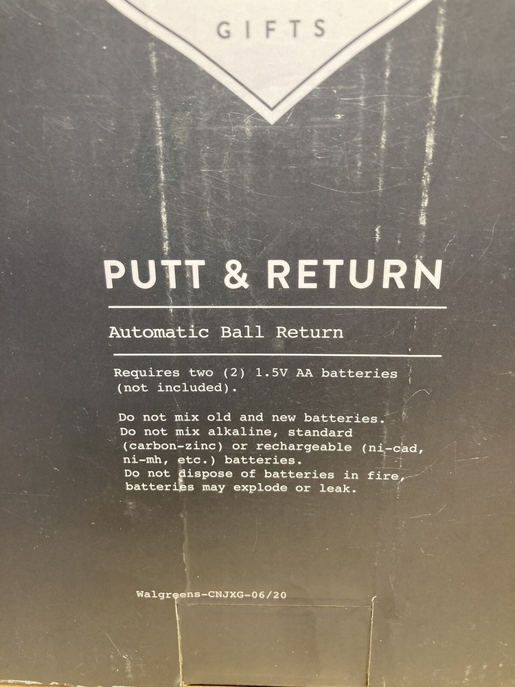 Dashing Fine Gifts Putt & Return Automatic Ball Return WORKS