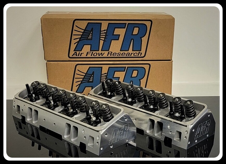 AFR ENFORCER 200cc HEADS CHEVY 350 383 65cc STRAIGHT PLUG 274-AFR-1006