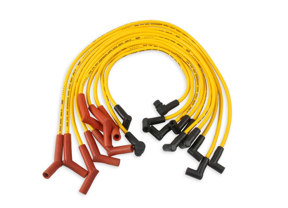 ACCEL 4056 Super Stock Spark Plug Wire Set - 8mm - Custom with Graphite Core -