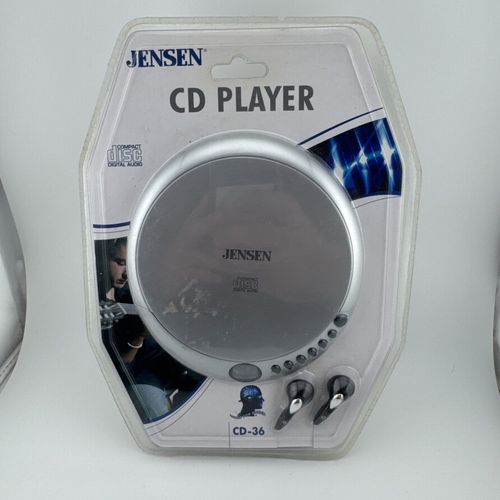 JENSEN Personal Portable Digital Audio CD Player Model CD-36