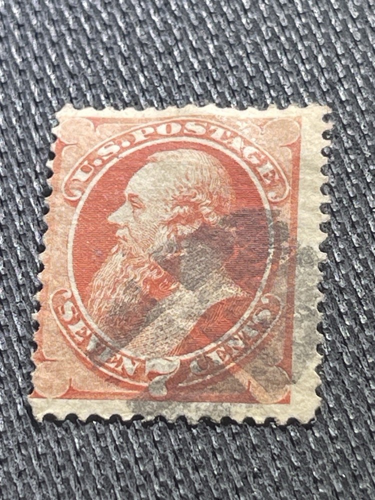 Antique US Stamp Scott #149 Segmented Cancel. Used