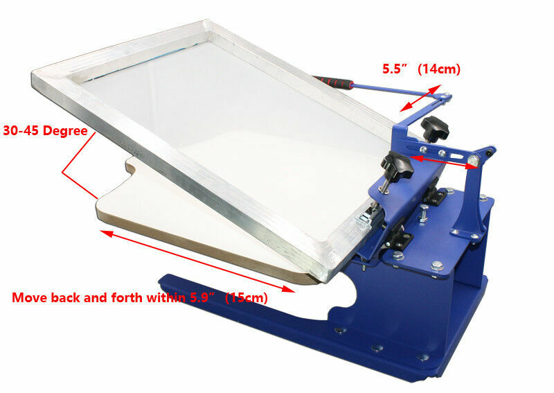Screen Press Kit Small Screen Printing Kit Monochrome Silk Screen Printer Set