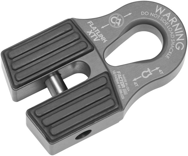 Factor 55 Flatlink XTV Winch Shackle Mount Gray