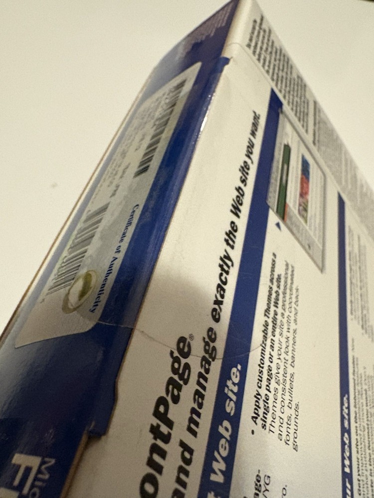 Microsoft FrontPage Version 2002, Windows 98