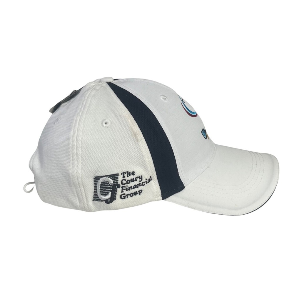 Mylan Classic Performance Golf Cap Hat White Adjustable Strap Back New