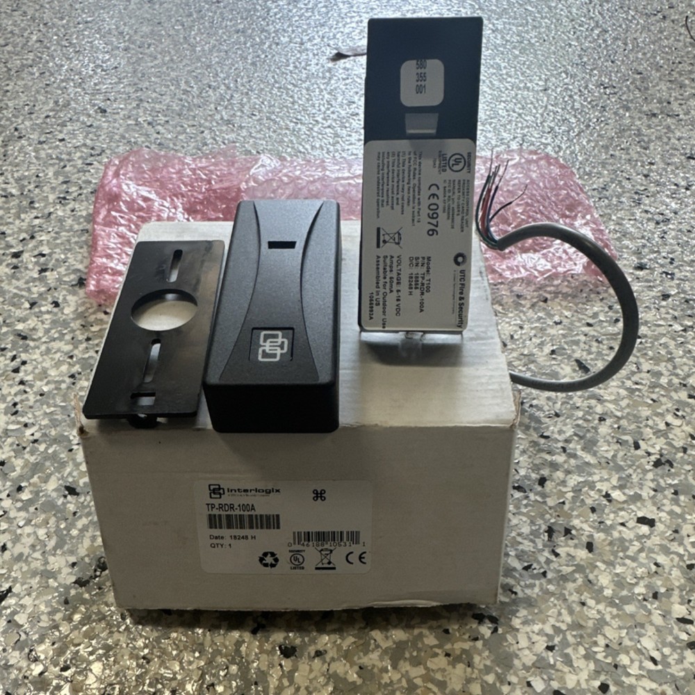 Interlogix TP-RDR-100A Keyless Access Control Reader Black & Gray