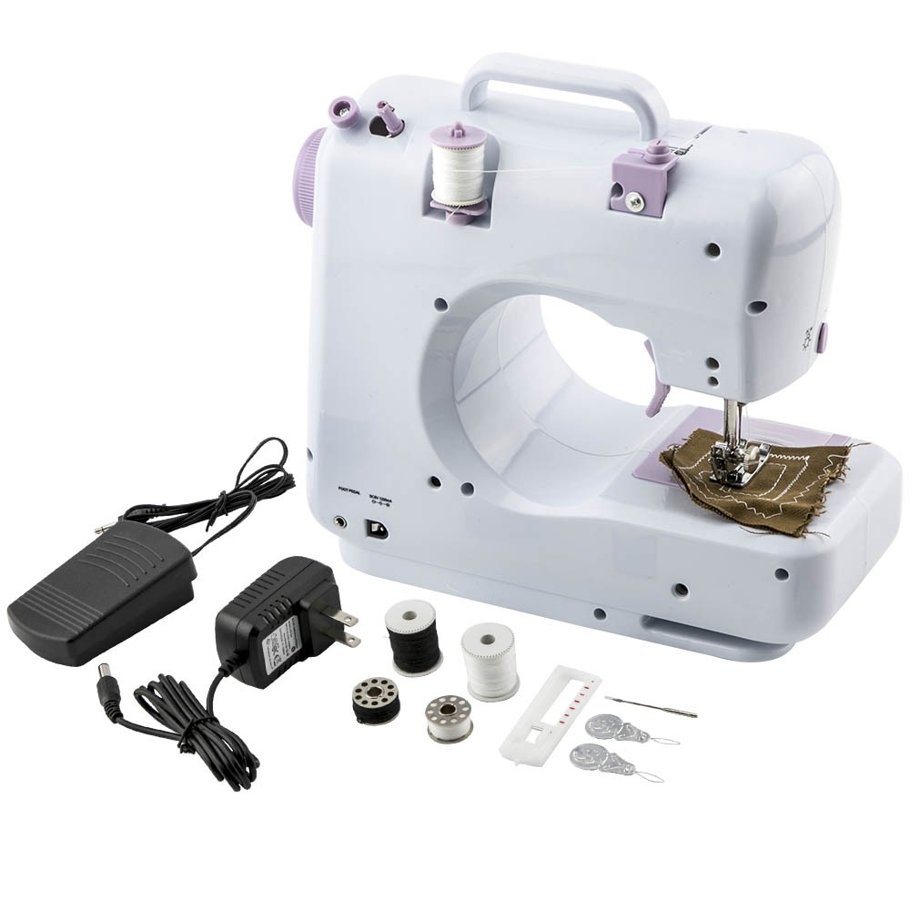 Portable Sewing Mending Machine 12 Built-in Stitches&Double Thread for Beginner