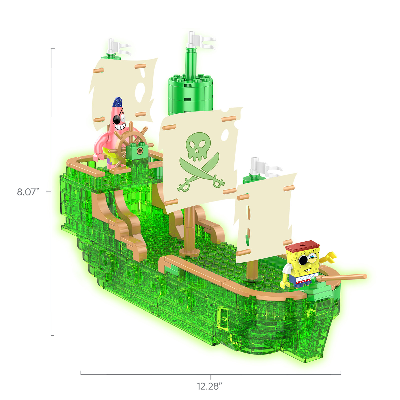 SpongeBob SquarePants Deluxe Flying Dutchman's Ship Snap & Switch Set