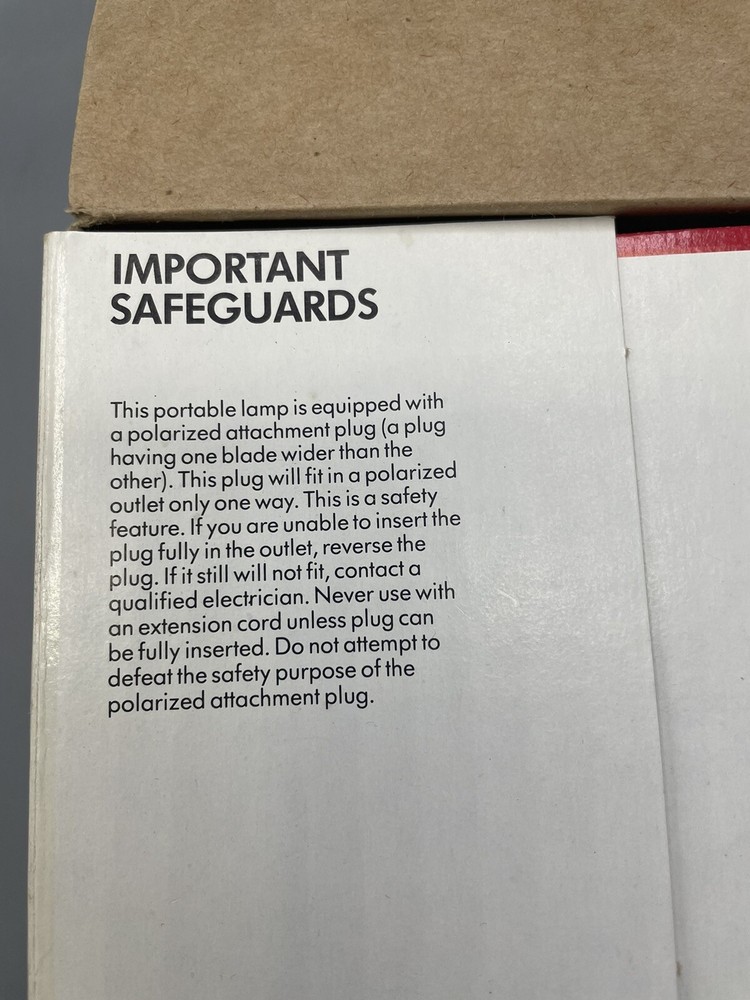 Rotating Eyeball Lamp - Lightning Bug Ltd. 1984