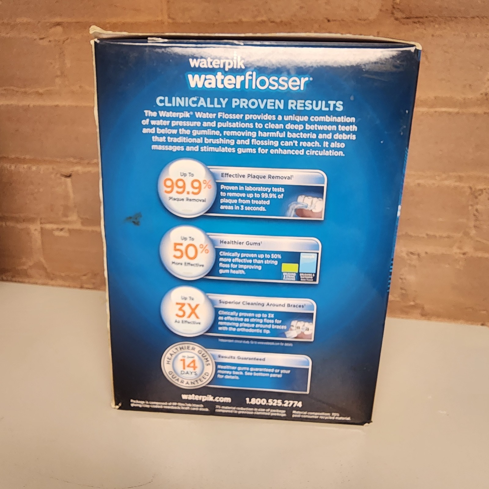 Waterpik Water Flosser Ultra White Model: WP-100W (W)