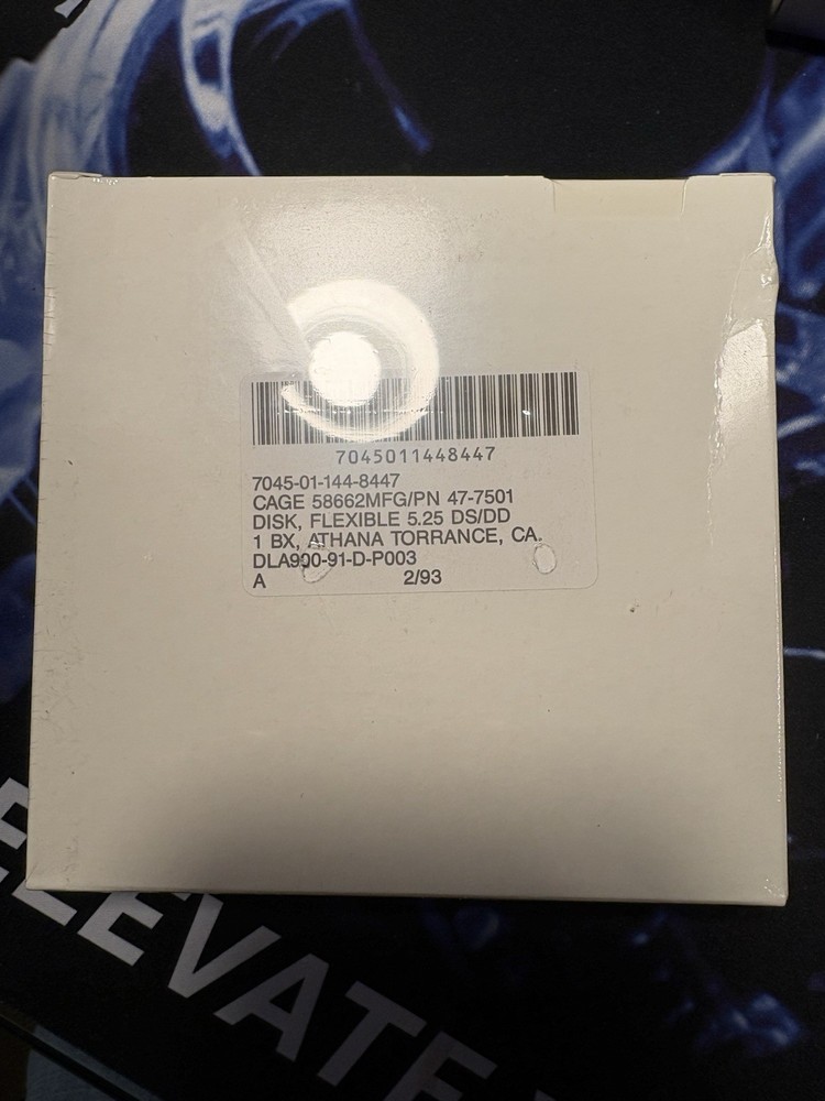 5 1/4” Double sided, Double Density Floppy Disks (sealed NOS)