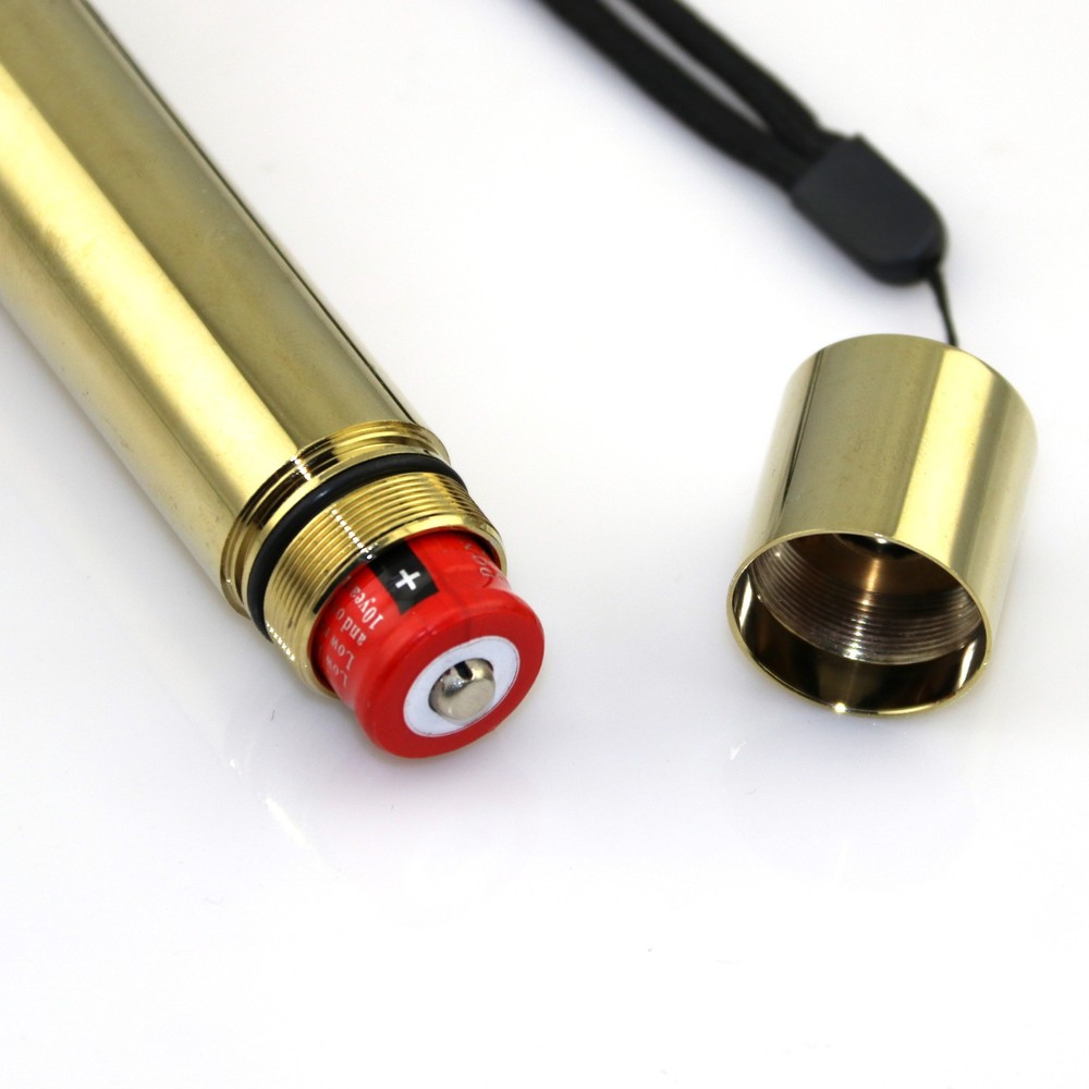 LMX5GL Adjustable Focus GR Laser Pointer Pen 520nm Visible Beam Light +Case