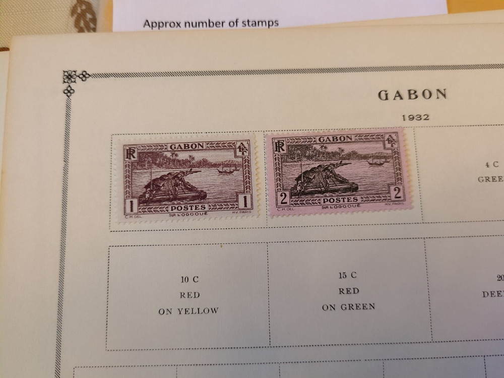 APC Z6412 scott internation pages french Gabon Sudan Polynesia s Antartic