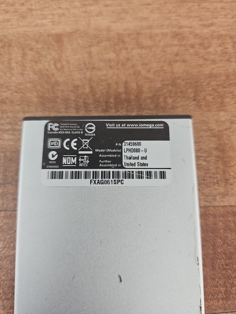 IOMEGA 75GB LPHD080-U