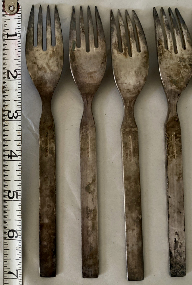 Oneida LTD Majorca Dinner Fork Lot of 7 Silver-plate Flatware Replacement