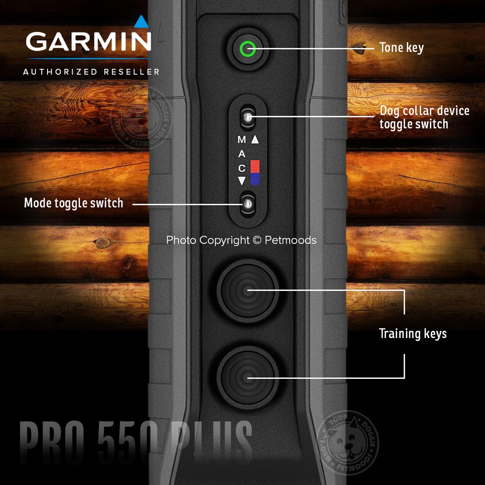 Garmin Pro 550 Plus Bundle Dog Tracking and Training TT15X Collar Device GPS