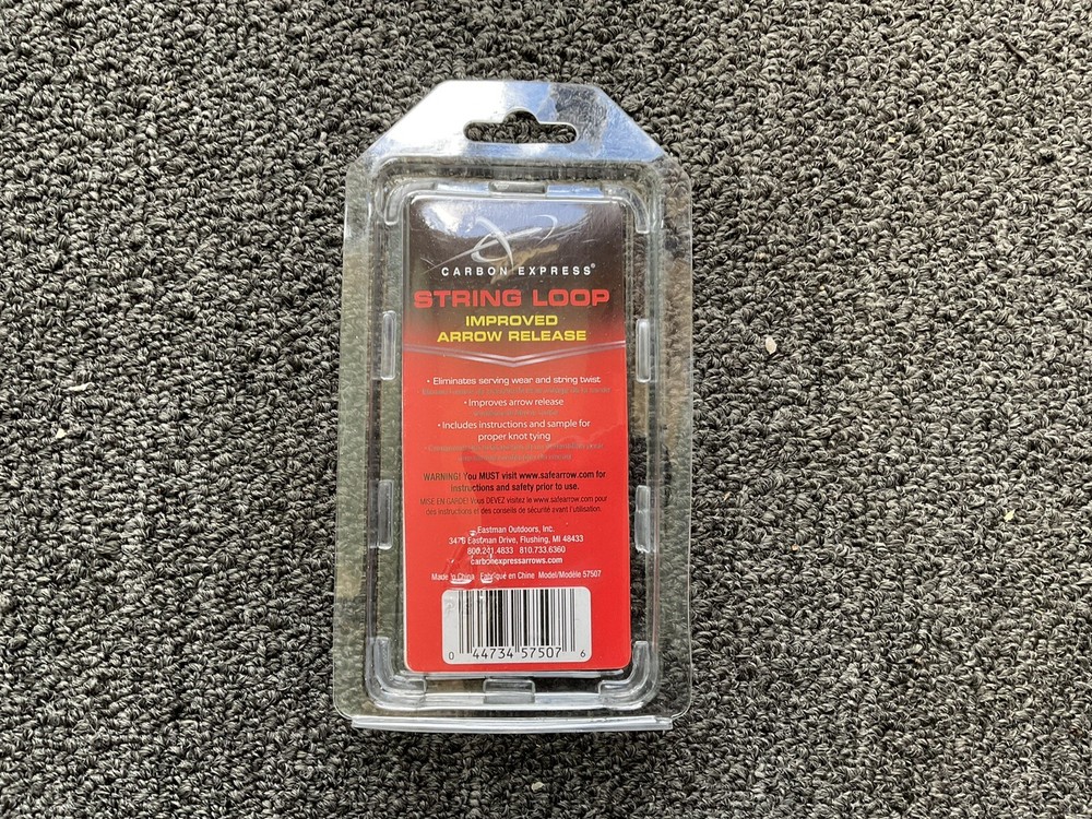 New Carbon Express String Loop Improved Arrow Release FREE SHIPPING