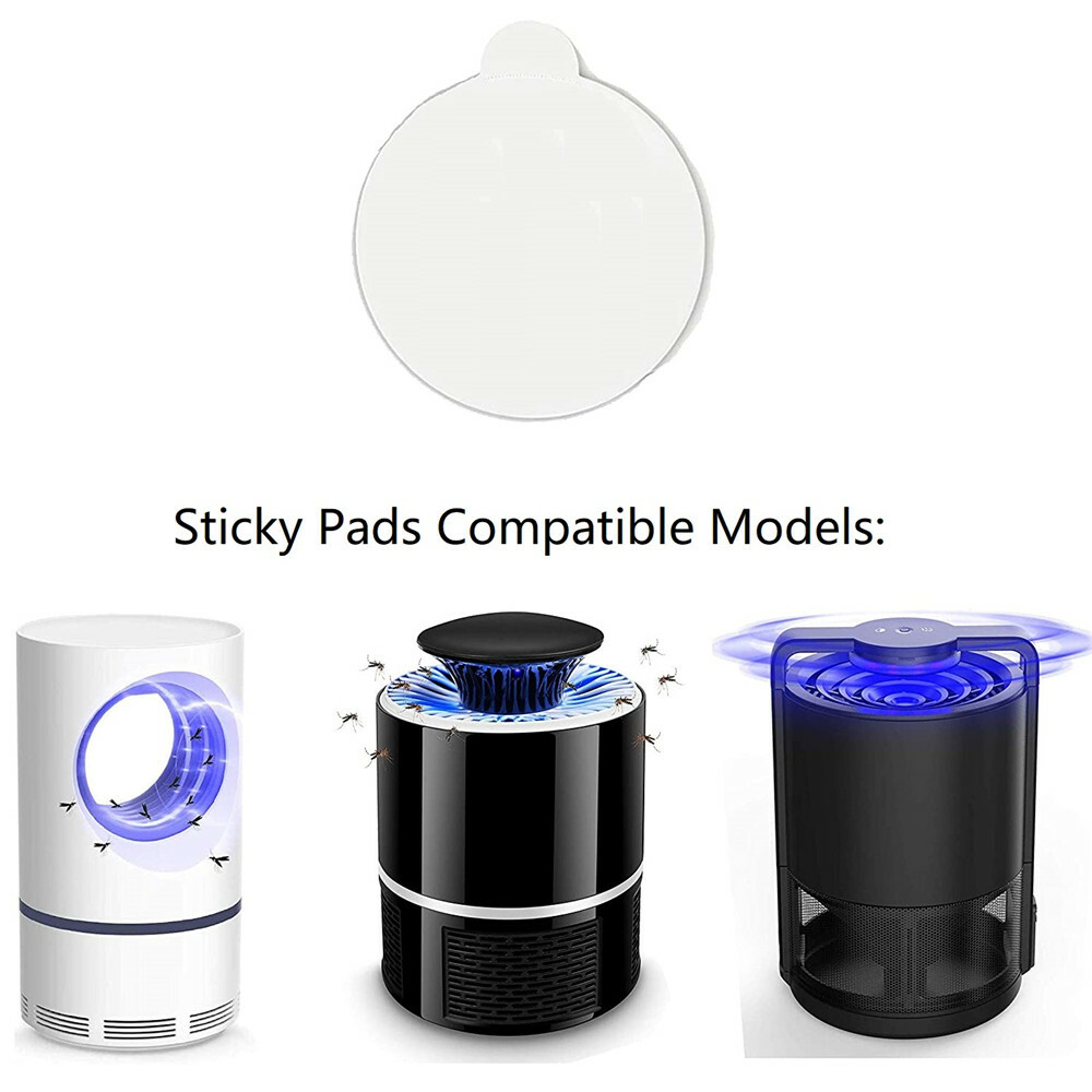 10pcs Sticky Glue Board Refill for Indoor Fly Trap for Mosquito Lamp for Katchy