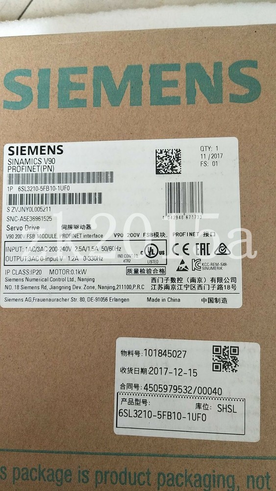 6SL3210-5FB10-1UF0 fast ship by DHL OR EMS