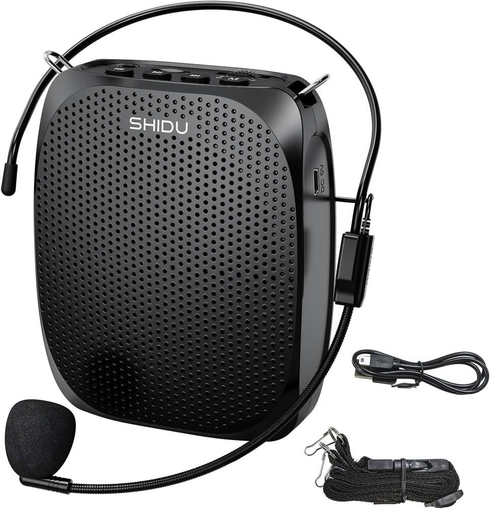 Portable Voice Amplifier Microphone System for Teachers Coaches Singing