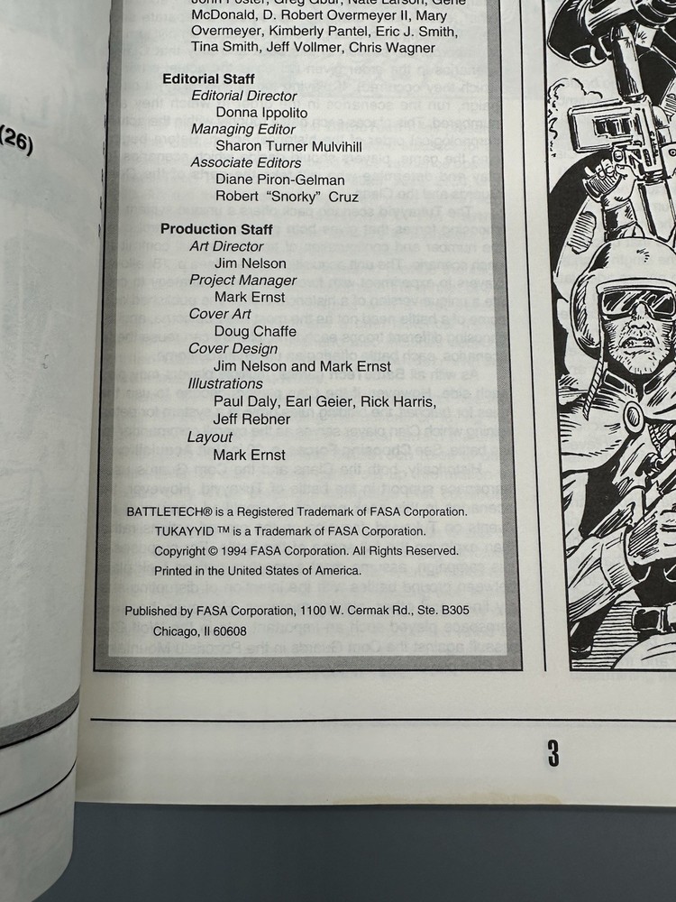 Battletech Tukayyid Sourcebook 1685 1994 FASA